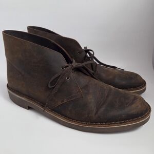 Clarks Dark Brown Chukka Boots